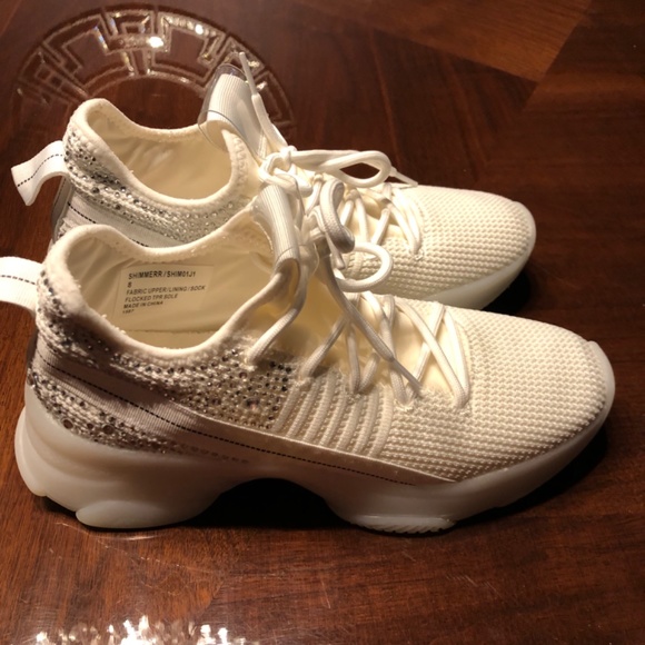 Madden Girl Off White Sneakers Women’s US Size 8 - Picture 9 of 10